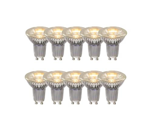 LUCIDE MR16 * 10 - Led Lampe - Ø 5 cm - LED - GU10-10x5W 2700K - Transparent - Set von 10 LUCIDE MR16 * 10 - Led Lampe - Ø 5 cm - LED - GU10-10x5W 2700K - Transparent - Set von 10 von LUCIDE