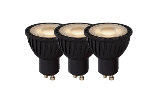 LUCIDE MR16 - Led Lampe - Ø 5 cm - LED Dim. - GU10-3x5W 3000K - Schwarz - Set von 3 LUCIDE MR16 - Led Lampe - Ø 5 cm - LED Dim. - GU10-3x5W 3000K - Schwarz - Set von 3 von LUCIDE