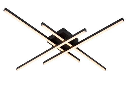 LUCIDE NOVAK - Deckenleuchte - LED Dim. - CCT - 1x42W 2700K/4000K - Schwarz LUCIDE NOVAK - Deckenleuchte - LED Dim. - CCT - 1x42W 2700K/4000K - Schwarz von LUCIDE