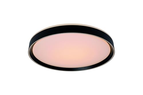 LUCIDE NURIA - Deckenleuchte - Ø 30 cm - LED 3 StepDim - 1x18W 2700K - Schwarz von LUCIDE