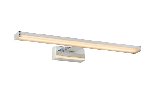 LUCIDE ONNO - Spiegelleuchte Badezimmer - LED - 1x11W 3000K - IP44 - Chrom Matt LUCIDE ONNO - Spiegelleuchte Badezimmer - LED - 1x11W 3000K - IP44 - Chrom Matt von LUCIDE