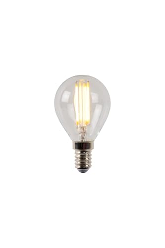 LUCIDE P45 - Glühfadenlampe - Ø 4,5 cm - LED Dim. - E14-1x4W 2700K - Transparent von LUCIDE