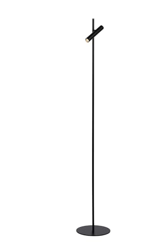 LUCIDE PHILON - Stehlampe Mit Leselampe - Ø 23 cm - LED Dim. - 1x4,5W 3000K - Schwarz von LUCIDE