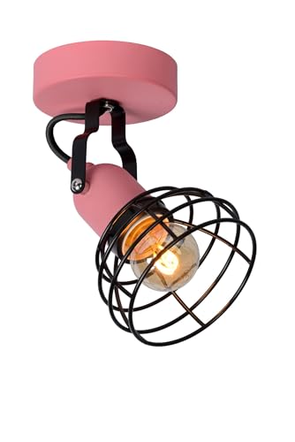 LUCIDE POLA - Deckenstrahler Kinderzimmer - Ø 10,5 cm - 1xE27 - Rosa von LUCIDE