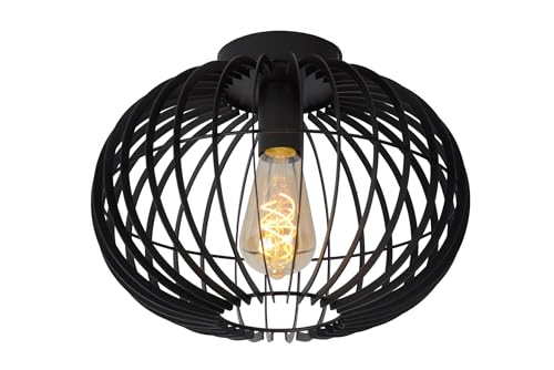 LUCIDE REDA - Deckenleuchte - Ø 32 cm - 1xE27 - Schwarz von LUCIDE