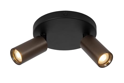 LUCIDE RITMO - Deckenstrahler - Ø 15 cm - 2xGU10 (MR11) - Kaffee von LUCIDE