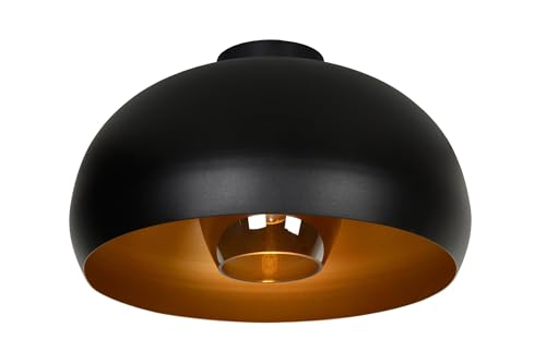 LUCIDE SHARAN - Deckenleuchte - Ø 38 cm - 1xE27 - Schwarz von LUCIDE