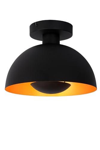 LUCIDE SIEMON - Deckenleuchte - Ø 25 cm - 1xE27 - Schwarz von LUCIDE