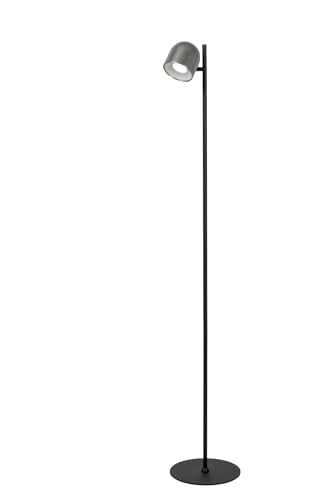 LUCIDE SKANSKA RECH - wiederaufladbare Stehlampe Innen/Außen - Akku/Batterie - Ø 23 cm - LED Dim. - CCT - 1x3W 3000K/6000K - IP44 - Grauguss von LUCIDE