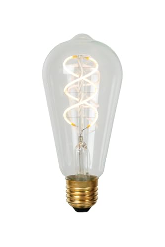 LUCIDE ST64 - Glühfadenlampe - Ø 6,4 cm - LED Dim. - E27-1x4,9W 2700K - Transparent von LUCIDE