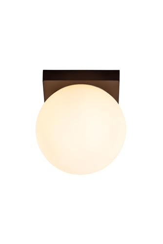 LUCIDE TASSA - Deckenleuchte Badezimmer - Ø 13,5 cm - LED Dim to warm - 1x12W 1800K/3000K - IP40 - Schwarz LUCIDE TASSA - Deckenleuchte Badezimmer - Ø 13,5 cm - LED Dim to warm - 1x12W 1800K/3000K - IP40 - Schwarz von LUCIDE