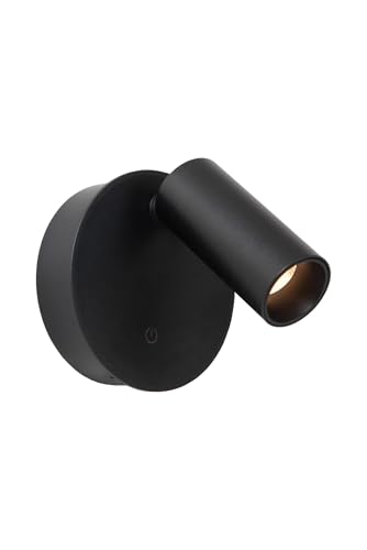 LUCIDE TONI - wiederaufladbare Wandstrahler/Wandleuchte - Akku/Batterie - Ø 8,1 cm - LED Dim. - CCT - 1x2W 2700K/4000K - Magnetisch - Schwarz LUCIDE TONI - wiederaufladbare Wandstrahler/Wandleuchte - Akku/Batterie - Ø 8,1 cm - LED Dim. - CCT - 1x2W 2700K/4000K - Magnetisch - Schwarz von LUCIDE