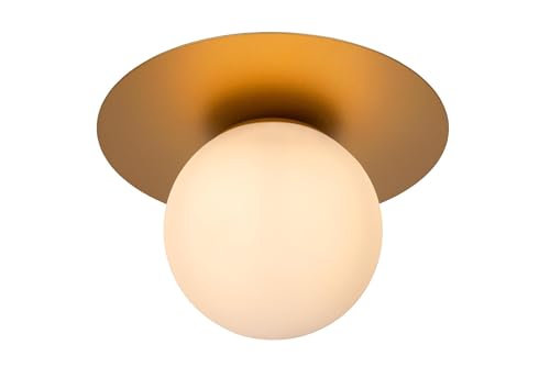 LUCIDE TRICIA - Deckenleuchte - Ø 25 cm - 1xE27 - Mattes Gold/Messing von LUCIDE