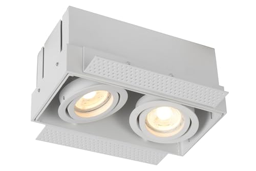 LUCIDE TRIMLESS - Einbaustrahler - 2xGU10 - Weiß von LUCIDE