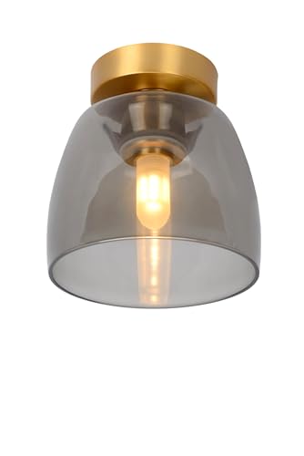 LUCIDE TYLER - Deckenleuchte Badezimmer - Ø 16,1 cm - 1xG9 - IP44 - Mattes Gold/Messing von LUCIDE