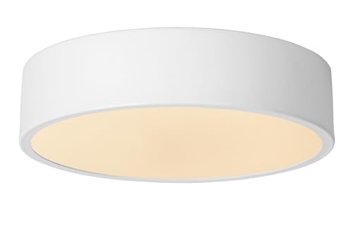 LUCIDE UNAR - Deckenleuchte - Ø 20 cm - LED 3 StepDim - 1x12W 2700K - Weiß von LUCIDE