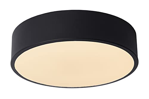 LUCIDE UNAR - Deckenleuchte - Ø 20 cm - LED 3 StepDim - 1x12W 2700K - Schwarz von LUCIDE
