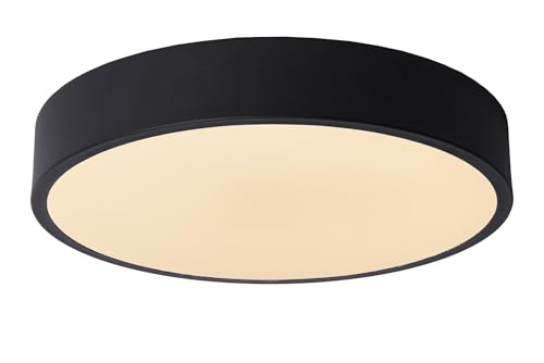 LUCIDE UNAR - Deckenleuchte - Ø 30 cm - LED 3 StepDim - 1x18W 2700K - Schwarz von LUCIDE