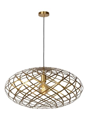 LUCIDE WOLFRAM - Pendelleuchten - Ø 65 cm - 1xE27 - Mattes Gold/Messing von LUCIDE