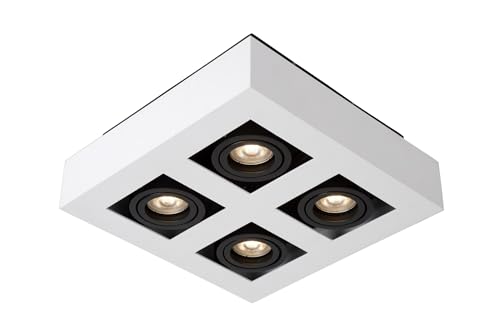 LUCIDE XIRAX - Deckenstrahler - LED Dim to warm - GU10-4x5W 2200K/3000K - Weiß LUCIDE XIRAX - Deckenstrahler - LED Dim to warm - GU10-4x5W 2200K/3000K - Weiß von LUCIDE