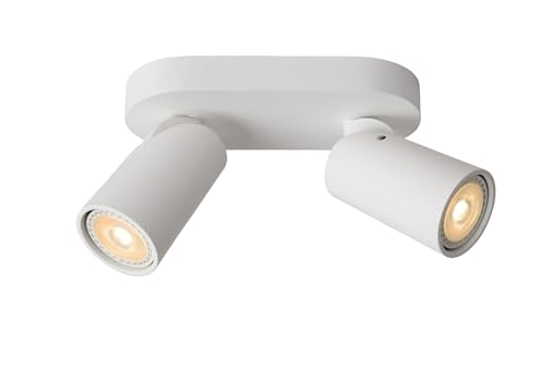LUCIDE XYRUS - Deckenstrahler - LED Dim to warm - GU10-2x5W 2200K/3000K - Weiß LUCIDE XYRUS - Deckenstrahler - LED Dim to warm - GU10-2x5W 2200K/3000K - Weiß von LUCIDE