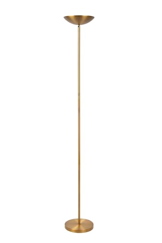 LUCIDE ZENITH - Stehlampe - Ø 25,4 cm - LED Dim. - 1x20W 3000K - Mattes Gold/Messing von LUCIDE