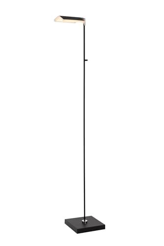 LUCIDE AARON - Stehlampe Mit Leselampe - LED Dim. - CCT - 1x12W 2700K/4000K - Schwarz von LUCIDE