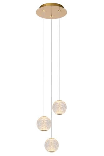 LUCIDE CINTRA - Pendelleuchten - Ø 25 cm - LED Dim. - 3x4,7W 2700K - Transparent von LUCIDE