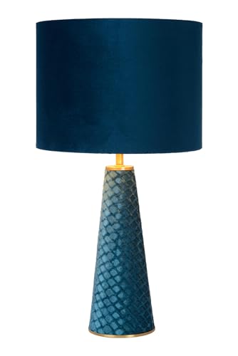 LUCIDE EXTRAVAGANZA VELVET - Tischlampe - Ø 25 cm - 1xE27 - Türkis von LUCIDE