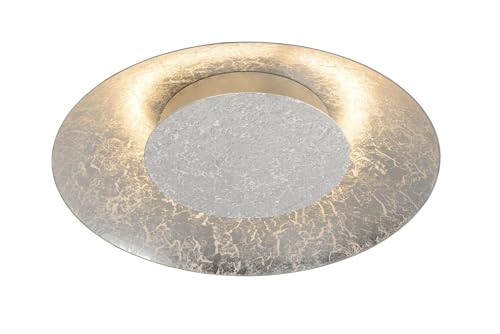 Lucide FOSKAL - Deckenleuchte - Ø 34,5 cm - LED - 1x12W 2700K - Silber von LUCIDE