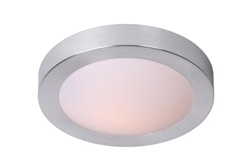 LUCIDE FRESH - Deckenleuchte Badezimmer - Ø 35 cm - 2xE27 - IP44 - Chrom Matt von LUCIDE