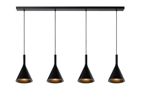 LUCIDE GIPSY - Pendelleuchten - 4xE27 - Schwarz LUCIDE GIPSY - Pendelleuchten - 4xE27 - Schwarz von LUCIDE