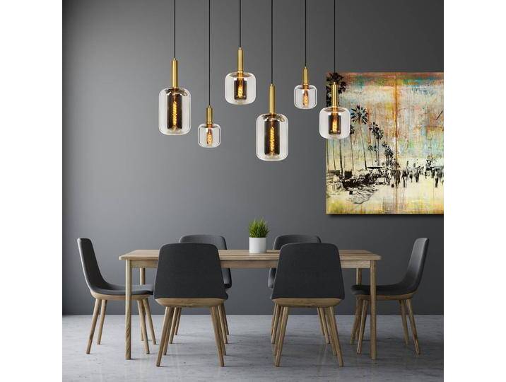 Lucide Glas Hängelampe Joanet, dimmbar, alu / grau / zink, für Wohn- / Esszimmer, Glas, Pendelleuchte Lucide Glas Hängelampe Joanet, dimmbar, alu / grau / zink, für Wohn- / Esszimmer, Glas, Pendelleuchte von LUCIDE