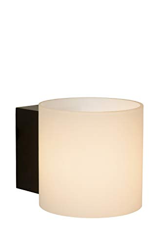 LUCIDE JELTE - Wandleuchte Badezimmer - 1xG9 - IP44 - Schwarz von LUCIDE
