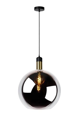 Lucide JULIUS - Pendelleuchten - Ø 40 cm - 1xE27 - Rauchfarbe Grau von LUCIDE
