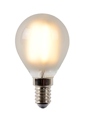 Lucide LED BULB - Glühfadenlampe - Ø 4,5 cm - LED Dim. - E14 - 1x4W 2700K - Matte von LUCIDE