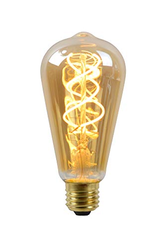 Lucide LED BULB TWILIGHT SENSOR - Glühfadenlampe Außen - Ø 6,4 cm - LED - E27 - 1x4W 2200K - Amber von LUCIDE