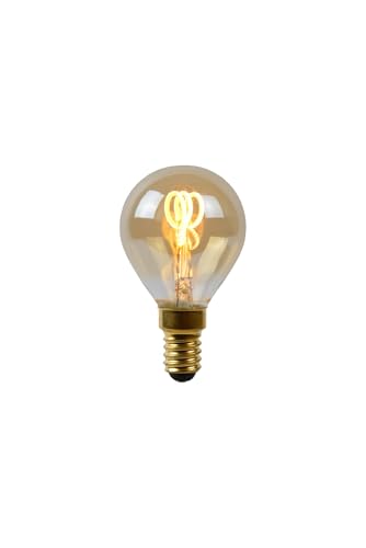Lucide LED Bulb - Glühfadenlampe - Ø 4,5 cm - LED Dim. - E14 - 1x3W 2200K - Amber von LUCIDE