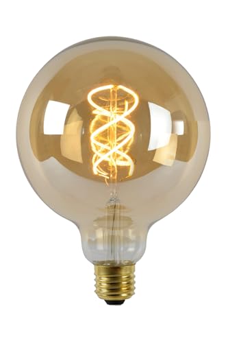 Lucide LED Bulb - Glühfadenlampe - Ø 12,5 cm - LED Dim. - E27 - 1x5W 2200K - Amber von LUCIDE