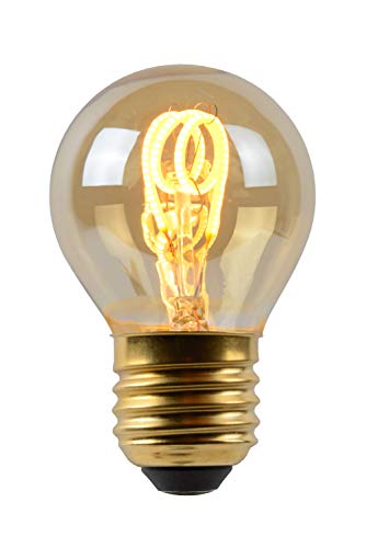 Lucide LED Bulb - Glühfadenlampe - Ø 4,5 cm - LED Dim. - E27 - 1x3W 2200K - Amber von LUCIDE