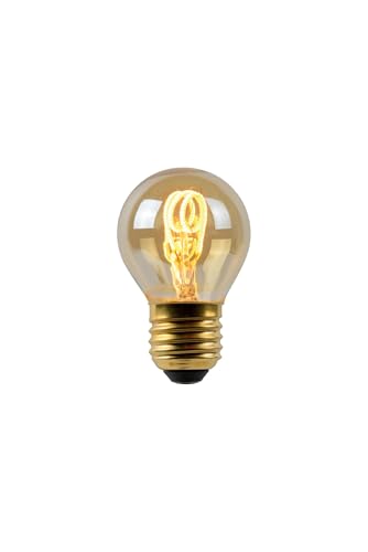 Lucide LED Bulb - Glühfadenlampe - Ø 4,5 cm - LED Dim. - E27 - 1x3W 2200K - Amber von LUCIDE