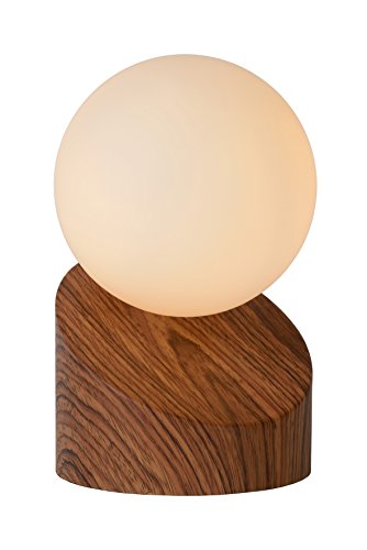 Lucide LEN - Tischlampe - Ø 10 cm - 1xG9 - Holz von LUCIDE