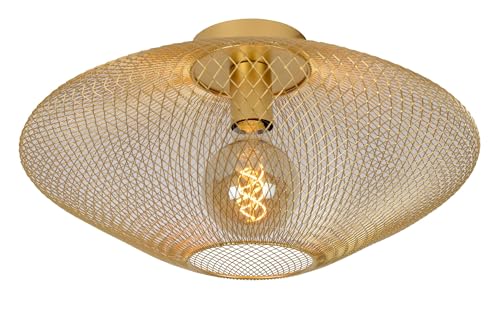 LUCIDE MESH - Deckenleuchte - Ø 45 cm - 1xE27 - Mattes Gold/Messing von LUCIDE