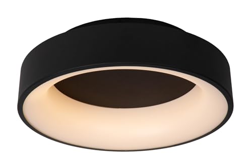 Lucide MIRAGE - Deckenleuchte - Ø 38 cm - LED Dim. - 1x22W 2700K - Schwarz von LUCIDE