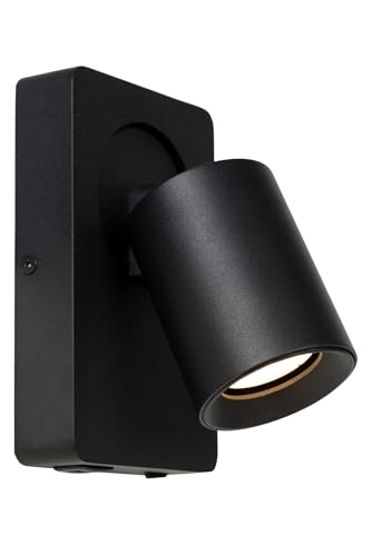 Lucide NIGEL - Wandstrahler - LED - GU10 - 1x5W 3000K - Mit USB-Ladepunkt - Schwarz von LUCIDE
