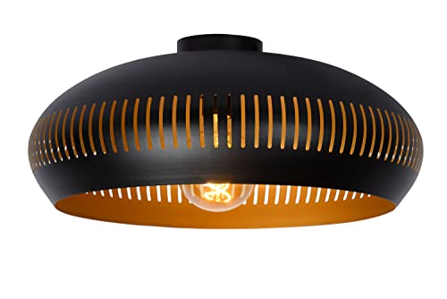 Lucide RAYCO - Deckenleuchte - Ø 45 cm - 1xE27 - Schwarz von LUCIDE
