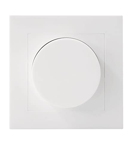 Lucide RECESSED WALL DIMMER NL - Dimmer - 300 Watt 230V - Weiß von LUCIDE