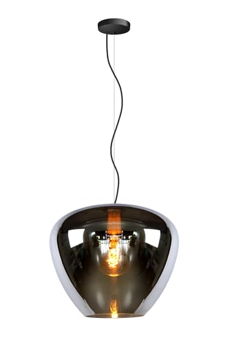 Lucide SOUFIAN - Pendelleuchten - Ø 40 cm - 1xE27 - Rauchfarbe Grau von LUCIDE