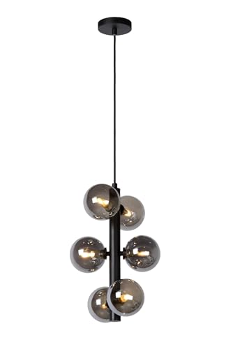 LUCIDE TYCHO - Pendelleuchten - Ø 25,5 cm - 6xG9 - Schwarz von LUCIDE