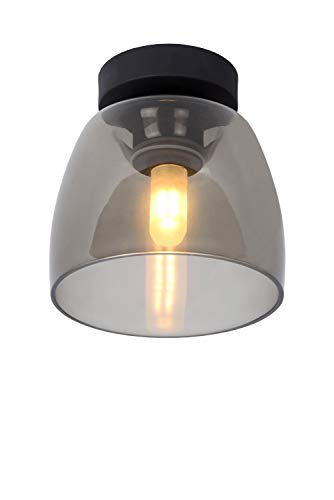 LUCIDE TYLER - Deckenleuchte Badezimmer - Ø 16,1 cm - 1xG9 - IP44 - Schwarz von LUCIDE